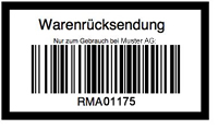 SelectLine RMA Rücksendung