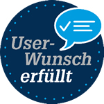 Userwunsch erfüllt