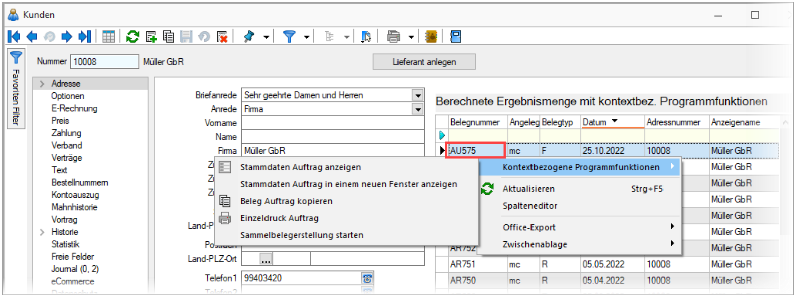 Toolbox Stammdaten